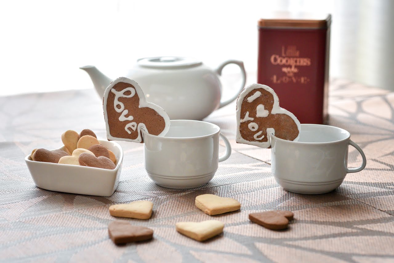 Biscotti di San Valentino con farine naturali - In cucina con tè