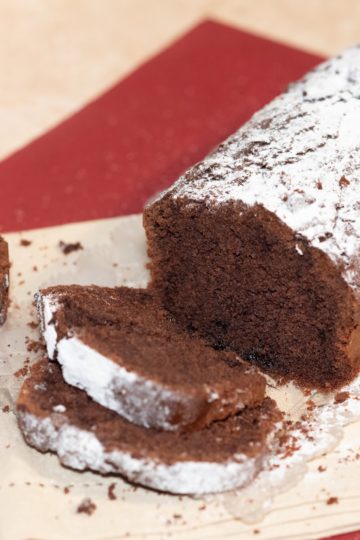 plumcake al cioccolato senza glutine
